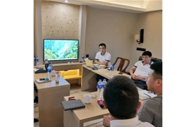 科顺防水工厂会议室100寸大屏幕